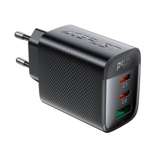 Ładowarka sieciowa Acefast A108 GaN PD 67W 2xUSB-C 1xUSB-A - czarna