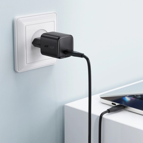 Ładowarka sieciowa Acefast A119 GaN PD 45W USB-C - czarna