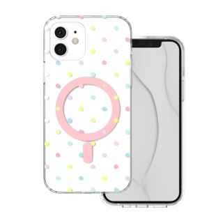 Nakładka Bubble Dots Mag do iPhone 11 biała