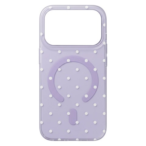 Nakładka Bubble Dots Mag do iPhone 11 fioletowa
