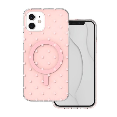 Nakładka Bubble Dots Mag do iPhone 11 różowa