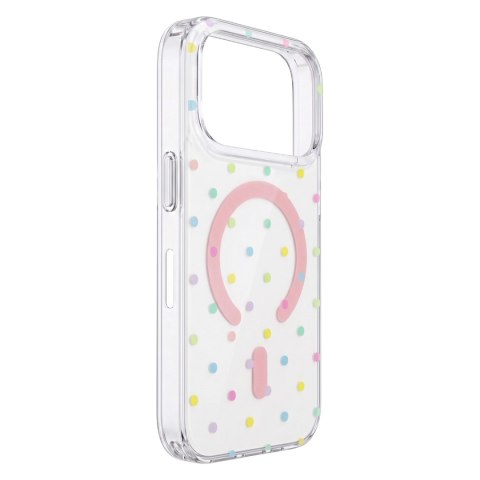 Nakładka Bubble Dots Mag do iPhone 12 / 12 Pro 6,1" biała