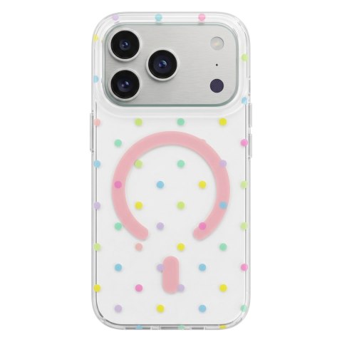 Nakładka Bubble Dots Mag do iPhone 12 / 12 Pro 6,1" biała
