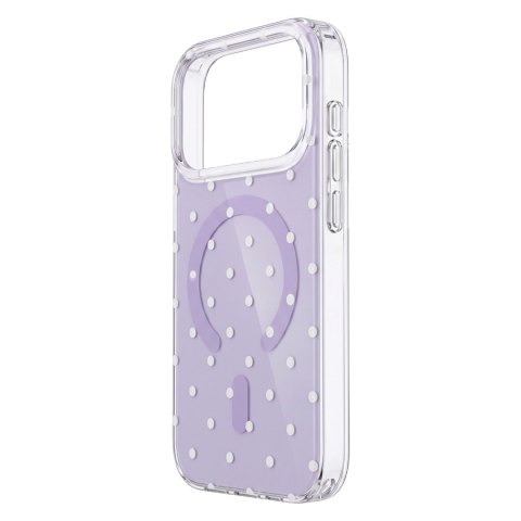 Nakładka Bubble Dots Mag do iphone 17 6,3'' fioletowa