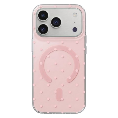 Nakładka Bubble Dots Mag do iphone 17 Pro 6,3'' różowa