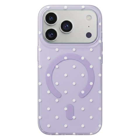 Nakładka Bubble Dots Mag do iphone 17 Pro Max 6,9'' fioletowa