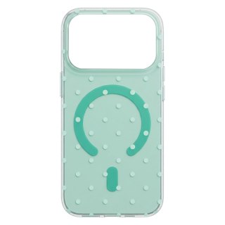 Nakładka Bubble Dots Mag do iphone 17 Pro Max 6,9'' zielona