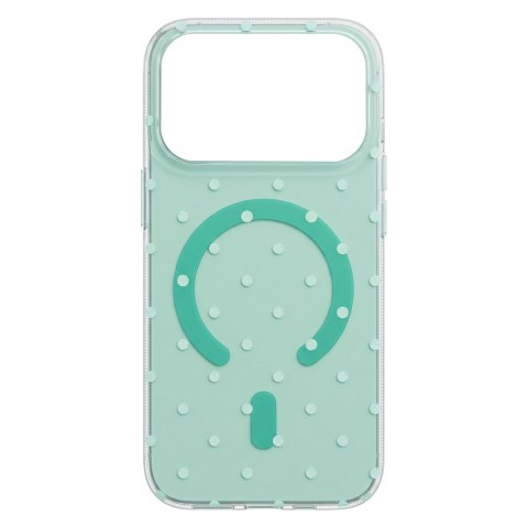 Nakładka Bubble Dots Mag do iphone 17 Pro Max 6,9'' zielona