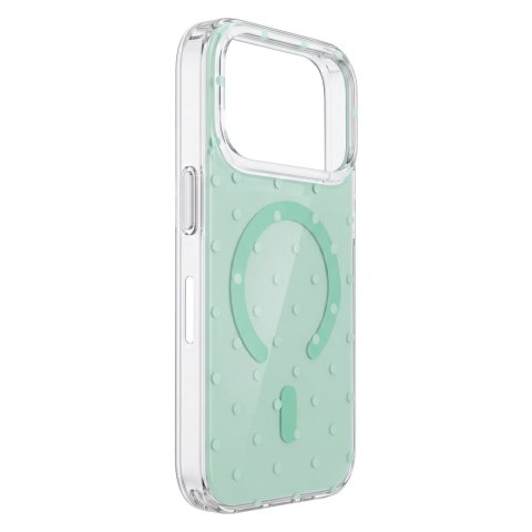 Nakładka Bubble Dots Mag do iphone 17 Pro Max 6,9'' zielona