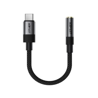 Adapter Acefast J12 USB-C do mini jack 3.5 mm - czarny