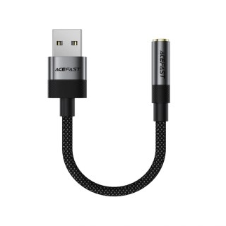 Adapter Acefast J13 USB-A do mini jack 3.5 mm - czarny