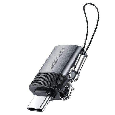 Adapter USB Acefast J7 USB-A - USB-C - szary