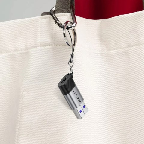 Adapter USB Acefast J8 USB-C - USB-A - szary