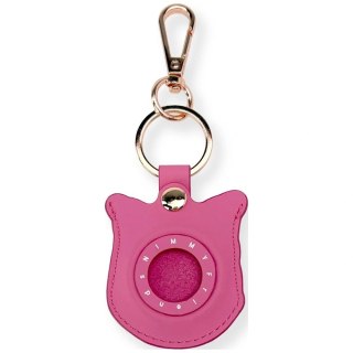 Etui Nimmy Glasses Cool and Cute Cat na lokalizator - różowe