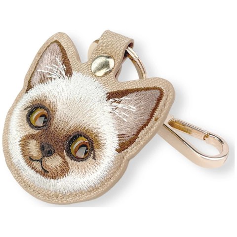 Etui Nimmy New Big Eyed Pet 2.0 Cat na lokalizator - brązowe