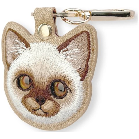 Etui Nimmy New Big Eyed Pet 2.0 Cat na lokalizator - brązowe