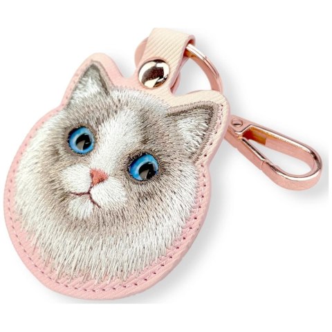 Etui Nimmy New Big Eyed Pet 2.0 Cat na lokalizator - różowe