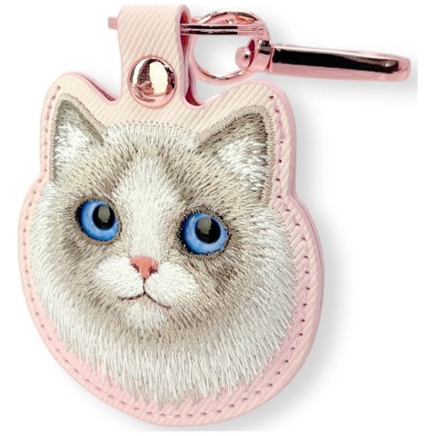Etui Nimmy New Big Eyed Pet 2.0 Cat na lokalizator - różowe