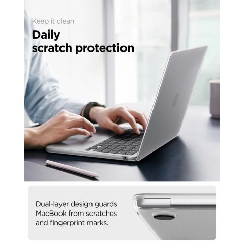 Etui Spigen AirSkin na MacBook Air 13" 2023/ 2024 / 2025 / 2026 - przezroczyste