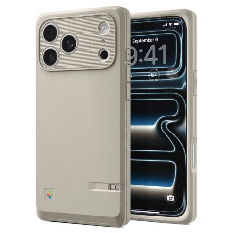Etui Spigen Classic LS MagSafe na iPhone 17 Pro Max - beżowe