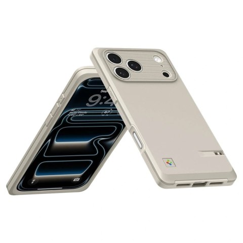 Etui Spigen Classic LS MagSafe na iPhone 17 Pro Max - beżowe