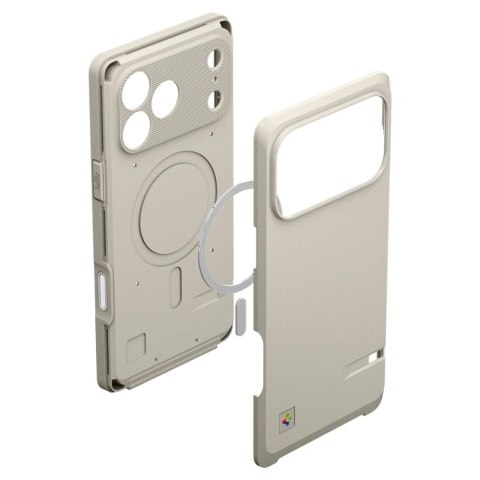 Etui Spigen Classic LS MagSafe na iPhone 17 Pro Max - beżowe