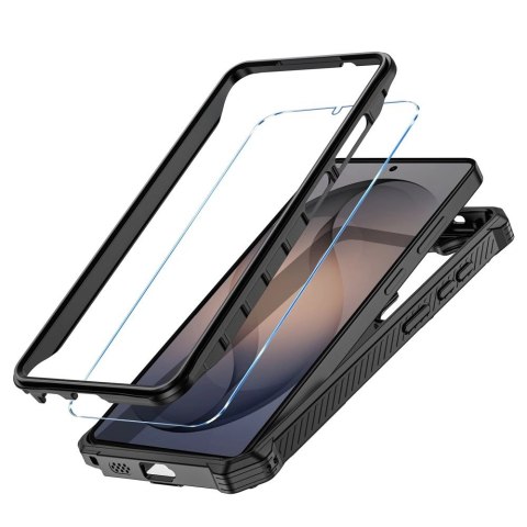 Etui Tech-Protect MagBlast MagSafe + szkło hartowane 2-Pack na Samsung Galaxy S26 Ultra - czarne