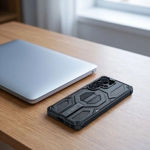 Etui Tech-Protect MagBlast MagSafe + szkło hartowane 2-Pack na Samsung Galaxy S26 Ultra - czarne