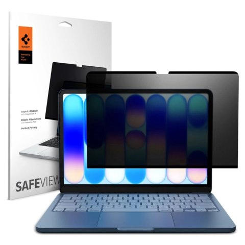 Folia prywatyzująca Spigen SafeView na MacBook Neo 13" 2026