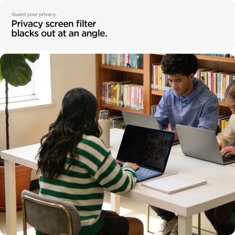 Folia prywatyzująca Spigen SafeView na MacBook Neo 13" 2026