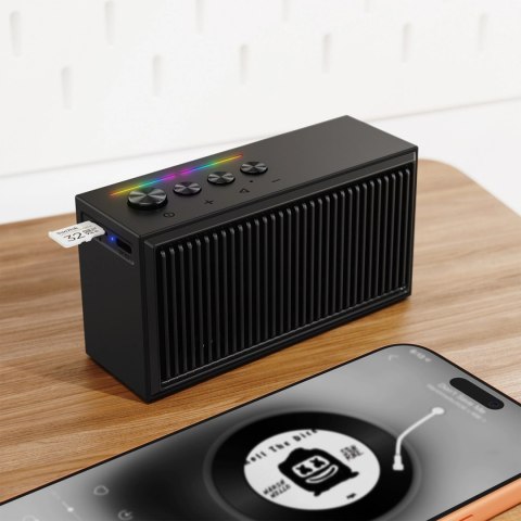 Głośnik Bluetooth Acefast K9 Go z trybem stereo i ENC - czarny