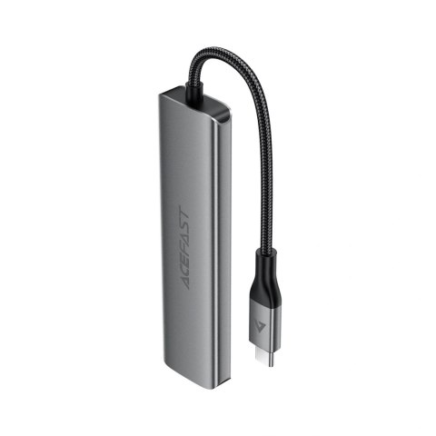 Hub USB Acefast J16 stacja dokująca USB-C 5w1 HDMI 4K 60Hz PD90W - szara