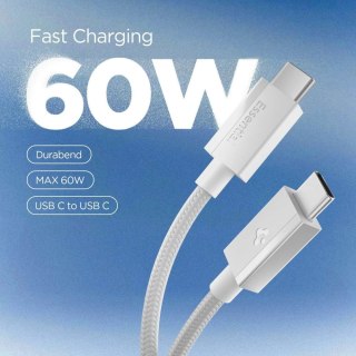 Kabel Spigen Essential EB6015CC USB-C 60W 150 cm - biały