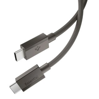 Kabel Spigen Essential EB6015CC USB-C 60W 150 cm - ciemnoszary
