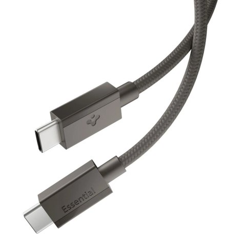 Kabel Spigen Essential EB6015CC USB-C 60W 150 cm - ciemnoszary