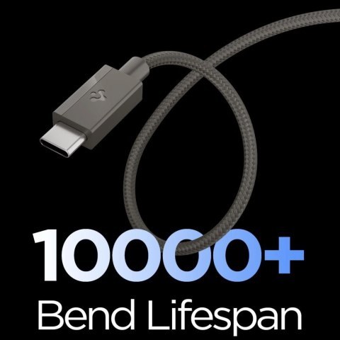 Kabel Spigen Essential EB6015CC USB-C 60W 150 cm - ciemnoszary