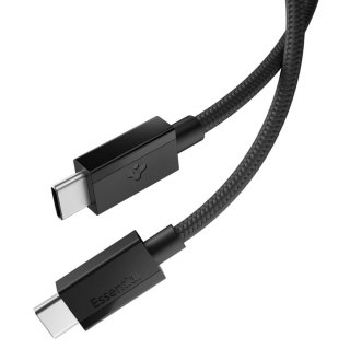 Kabel Spigen Essential EB6015CC USB-C 60W 150 cm - czarny