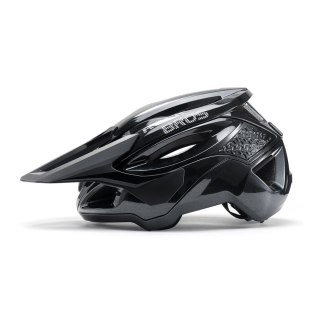 Kask rowerowy Rockbros LK-99 na rower górski z regulowanym daszkiem i zapięciem magnetycznym 58-62 cm - czarny