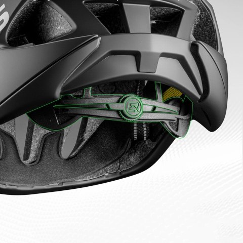 Kask rowerowy Rockbros TS-42 lekki 58-62 cm - czarny