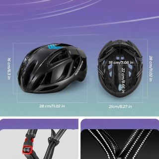 Kask rowerowy Rockbros TS-42 lekki 58-62 cm - tytanowy