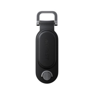 Lokalizator Bluetooth Acefast S4 w formie breloka na klucze kompatybilny z Apple Find My - czarny