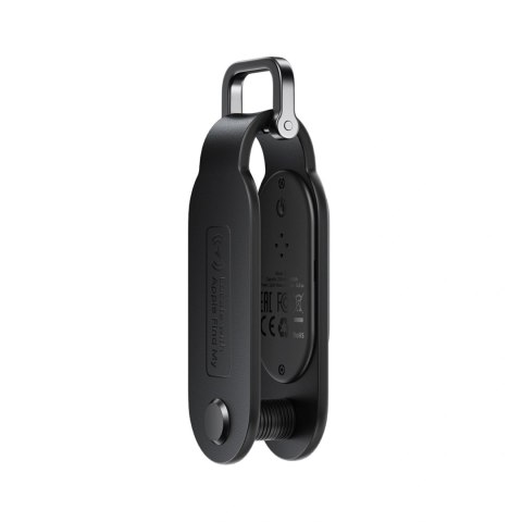 Lokalizator Bluetooth Acefast S4 w formie breloka na klucze kompatybilny z Apple Find My - czarny