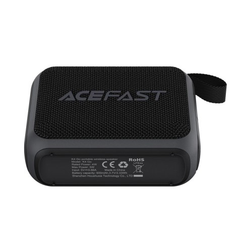 Mini głośnik bezprzewodowy Acefast K4 Go Bluetooth 5.4 - czarny