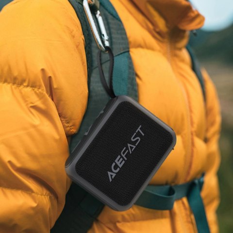 Mini głośnik bezprzewodowy Acefast K4 Go Bluetooth 5.4 - czarny
