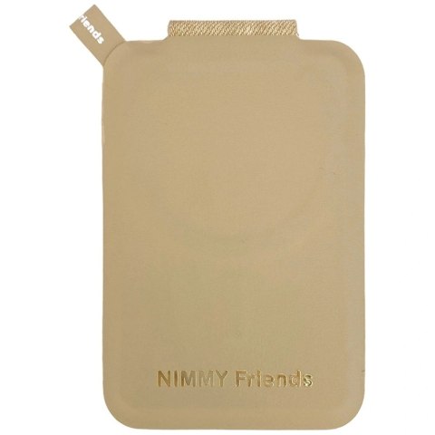 Portfel Magnetyczny Nimmy New Big-Eye Cute Pets 2.0 Dog ze stojakiem na telefon - brązowy