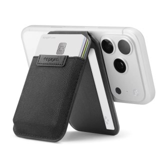 Portfel Spigen Slim Fold S314-4 MagSafe na telefon - czarny