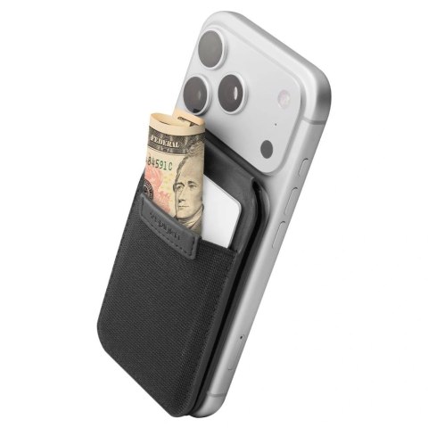 Portfel Spigen Slim Fold S314-4 MagSafe na telefon - czarny