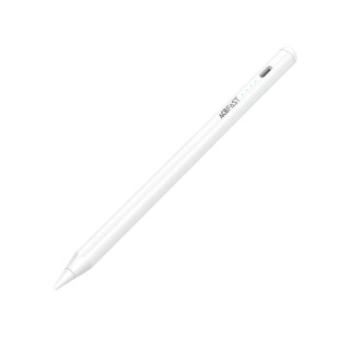 Rysik stylus pojemnościowy Acefast V1 uniwersalny z 2 wymiennymi końcówkami - biały