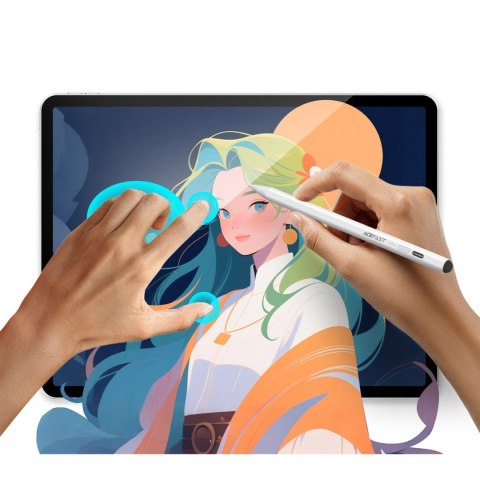 Rysik stylus pojemnościowy Acefast V2 do iPad z 2 wymiennymi końcówkami - biały