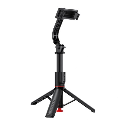 Selfie stick Acefast E42 z automatycznym statywem i pilotem Bluetooth 1,05 m - czarny